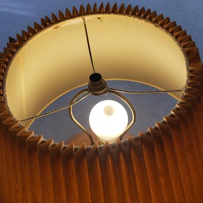 Terra Cotta Colored Ceramic Lamp (LR-EL)