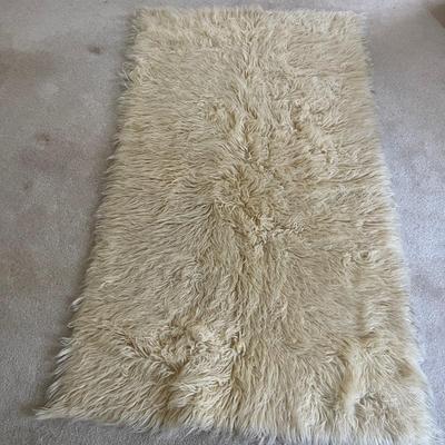 Karamichos Mazarakis Flokati Hand Woven New Zealand Wool Rug 5’ x 3’ (PB-MG)
