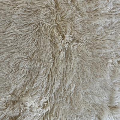 Karamichos Mazarakis Flokati Hand Woven New Zealand Wool Rug 5’ x 3’ (PB-MG)