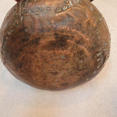 Antique-Style Hammered Copper Pot (LR-EL)