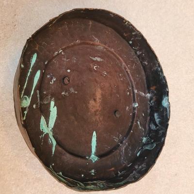 Antique-Style Hammered Copper Pot (LR-EL)