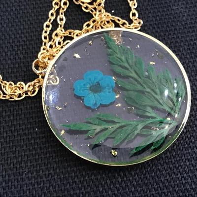 Dried Flower Necklace