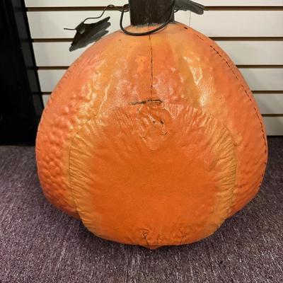 Large Tin Halloween Pumpkin