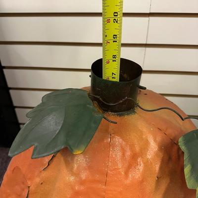 Large Tin Halloween Pumpkin