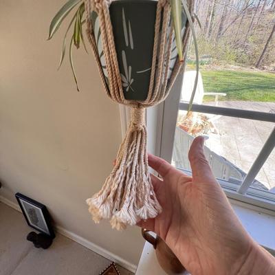 Macrame Hanging Potted Plants (SR-RG)
