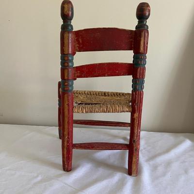 Framed Painting, Woven Doll Chair & More (PB-MG)