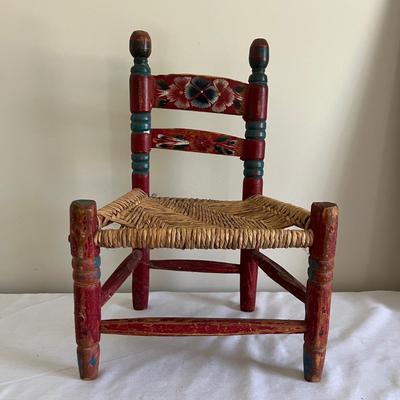 Framed Painting, Woven Doll Chair & More (PB-MG)