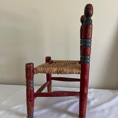 Framed Painting, Woven Doll Chair & More (PB-MG)