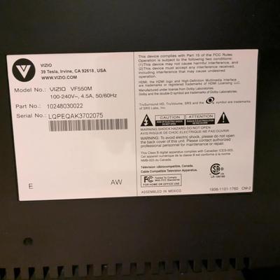 Vizio 55" HD TV