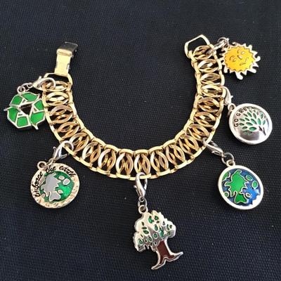 Go Green Charm Bracelet