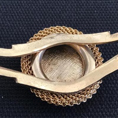 Vintage Green Stone Cuff