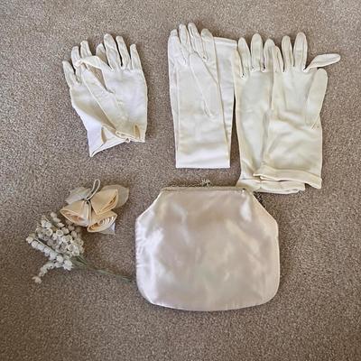 Satin Wedding Dress W/ Veil, Bolero Jacket & More (PB-RG)