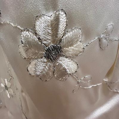 Satin Wedding Dress W/ Veil, Bolero Jacket & More (PB-RG)