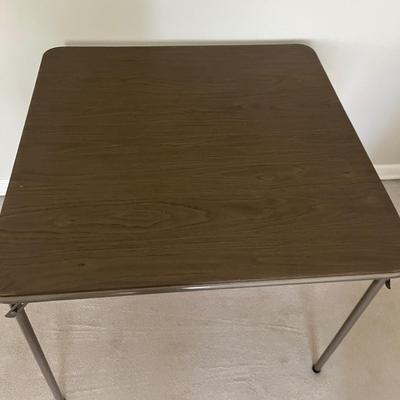 Two Folding Card Tables & Two Folding Chairs (PB-MG)