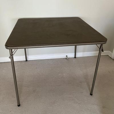 Two Folding Card Tables & Two Folding Chairs (PB-MG)