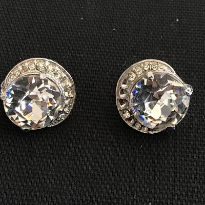 Chunky Rhinestone Earrings