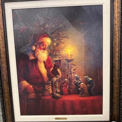 Art - Santa- I do believe. Print