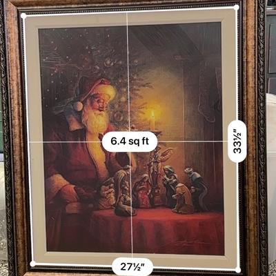 Art - Santa- I do believe. Print