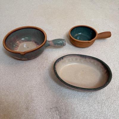 Local Pottery Bowls by Brown's Pottery in Arden, NC (K-BM)