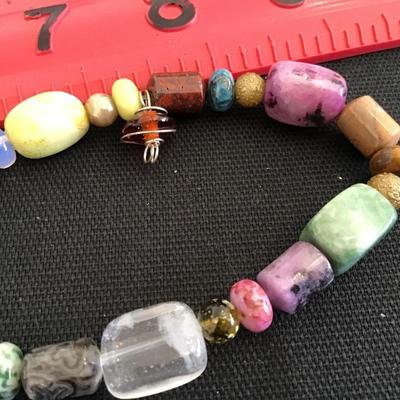 Multi Stone Type Bracelet