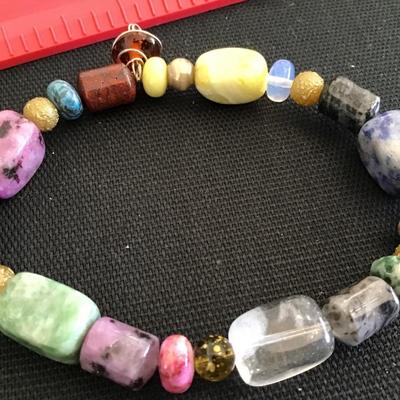 Multi Stone Type Bracelet