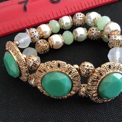 Cute Faux Bead Bracelet