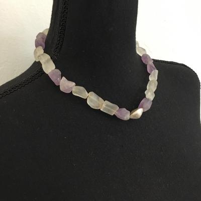 Sea glass magnetic necklace