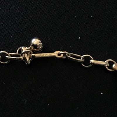 Coro vintage faux.pearl And goldtone necklace