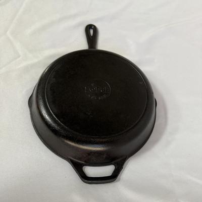 Two Lodge Cast Iron Skillets (K-BM)