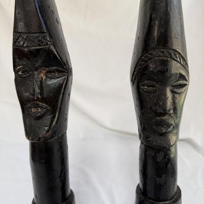 African Carved Statues (K-BM)