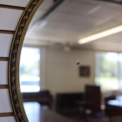 Vintage Gilt Bow Wall Mirror