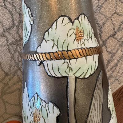 Home Decor. - Art Deco inspired Ceramic Vase X Tall - 36"