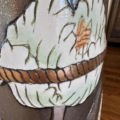 Home Decor. - Art Deco inspired Ceramic Vase X Tall - 36"