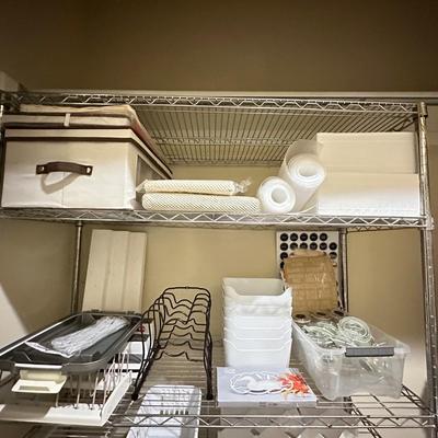 Utility Closet - Organizer Closet & Supplies - Shelf included