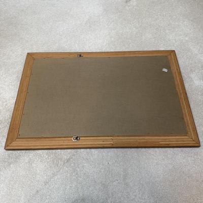Metal and Wooden Framed Mirror (DR-BM)