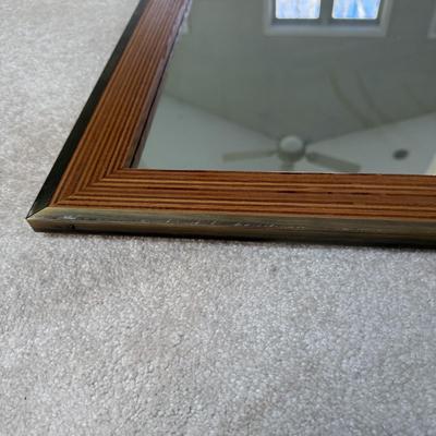 Metal and Wooden Framed Mirror (DR-BM)