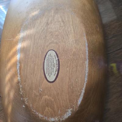 Wooden bowl