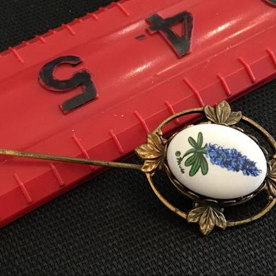 Vintage Porcelain Pin