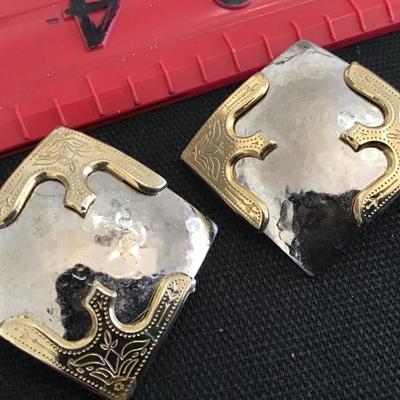 Large Silver Tone Gold Tips Southeast