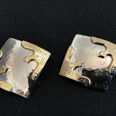 Large Silver Tone Gold Tips Southeast