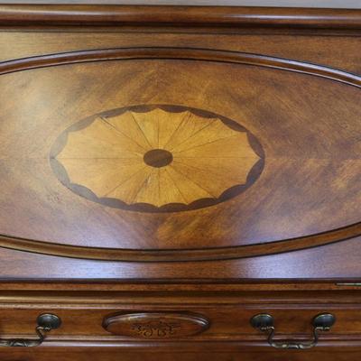 Traditional Style Drop Front Secretary Desk