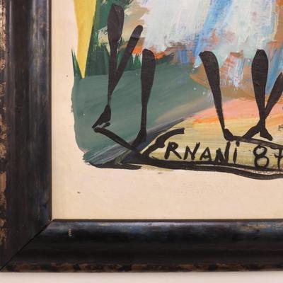 Ernani Silva, Figures, Original Paint on Paper