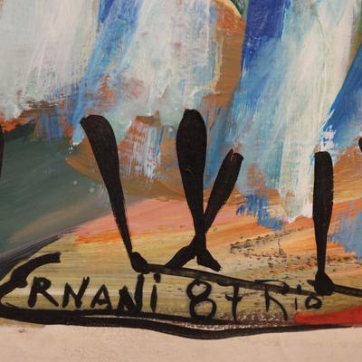 Ernani Silva, Figures, Original Paint on Paper