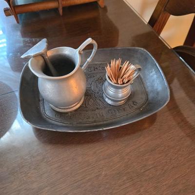 Pewter set