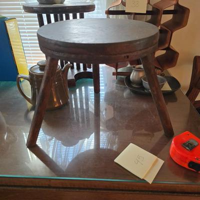 Wood stool