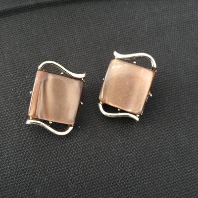 Vintage, Coro thermal set clip on earrings