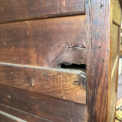 Vintage Solid Five Drawer Chest of Drawers