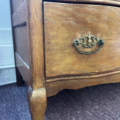 Vintage Solid Five Drawer Chest of Drawers