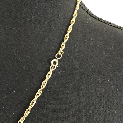 Vintage goldtone, tassel necklace