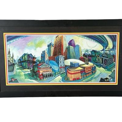 Signed T. Osborne Framed Print